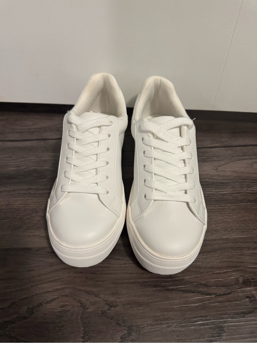Pink Lily White Low-Top Sneakers